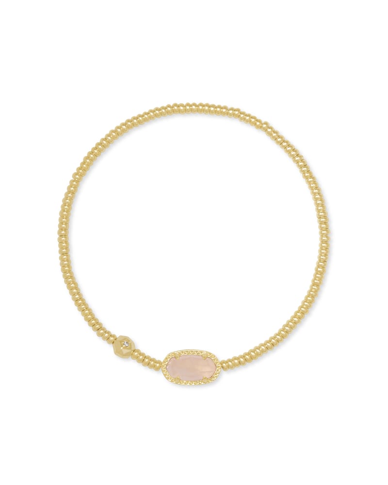 Kendra Scott Grayson Gold Stretch Bracelet in Rose Quartz Kendra Scott Grayson Rose Quartz Gold Stretch Bracelet Bracelet