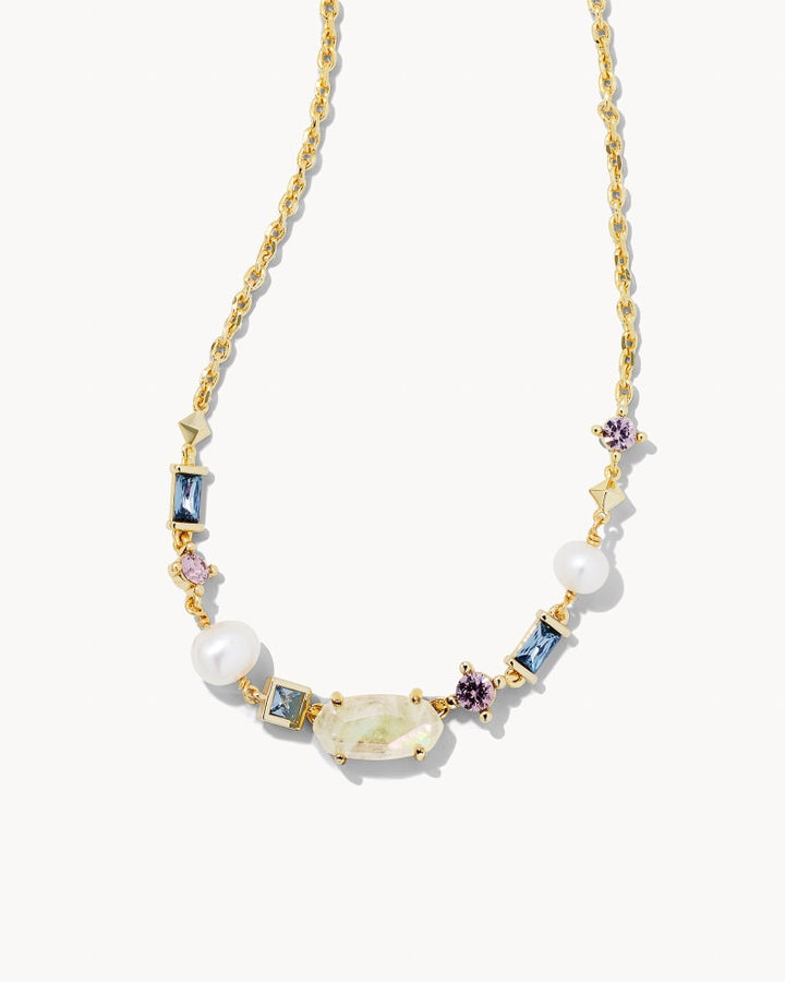 Madelyn Strand Necklace in Gold Neutral Mix