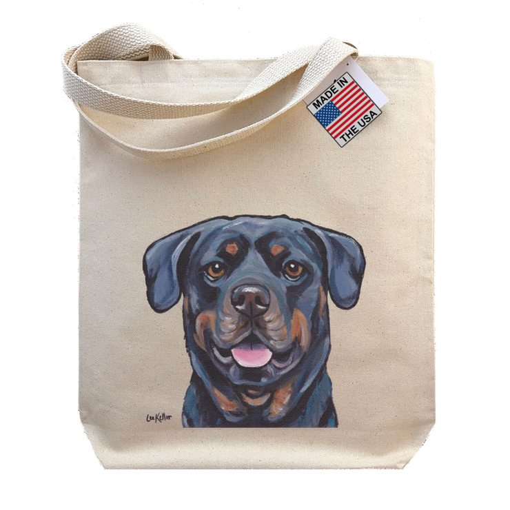 Artistic Dog Tote Bag