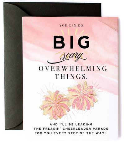 Big & Scary Things Encouragement Card