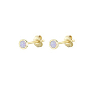 Kamaria Mini Opal Stud Earrings