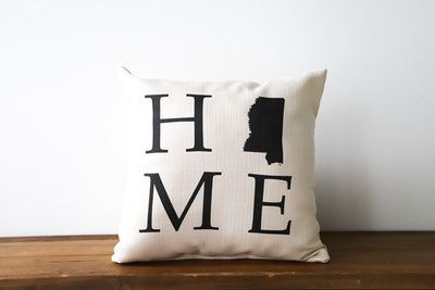 CT Home State Square Pillow