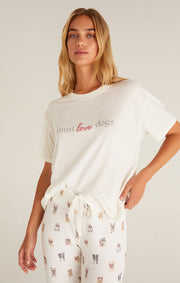 Z. Supply Relaxed Must Love Dogs Tee